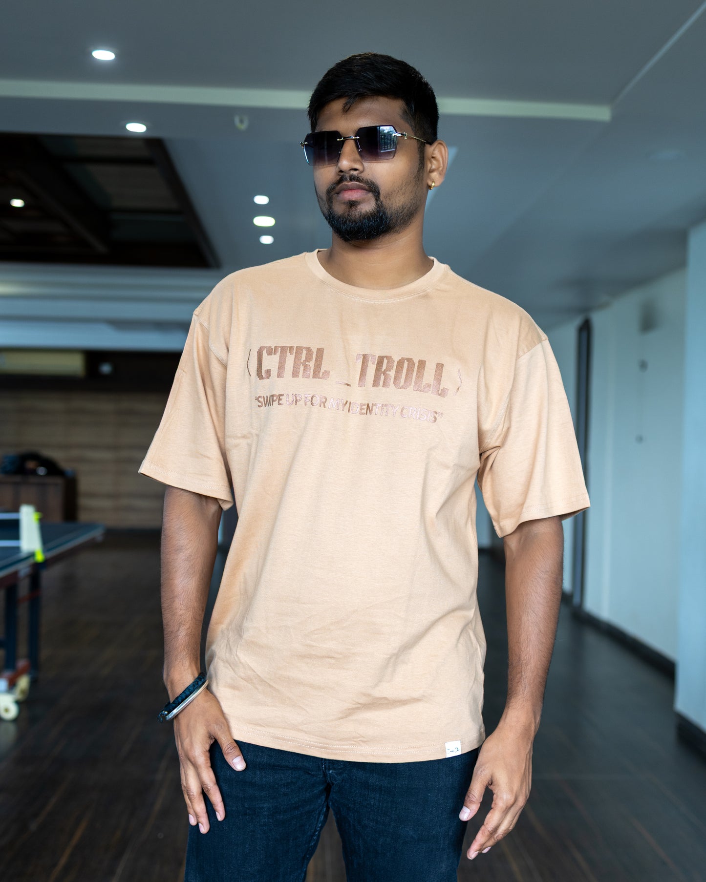 CTRL_TROLL – “Swipe Up for My Identity Crisis.” Unisex T-Shirt